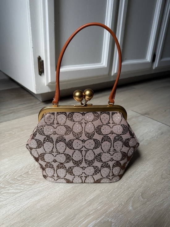 Coach Handbags - COACH Kisslock Frame Bag 16 small Crystal